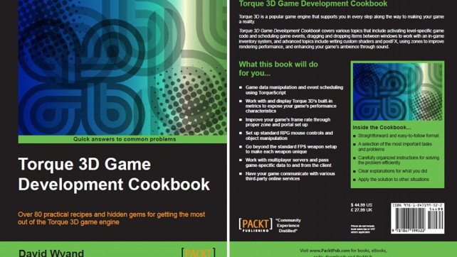 Torque 3D Game Development Cookbook is Now Available